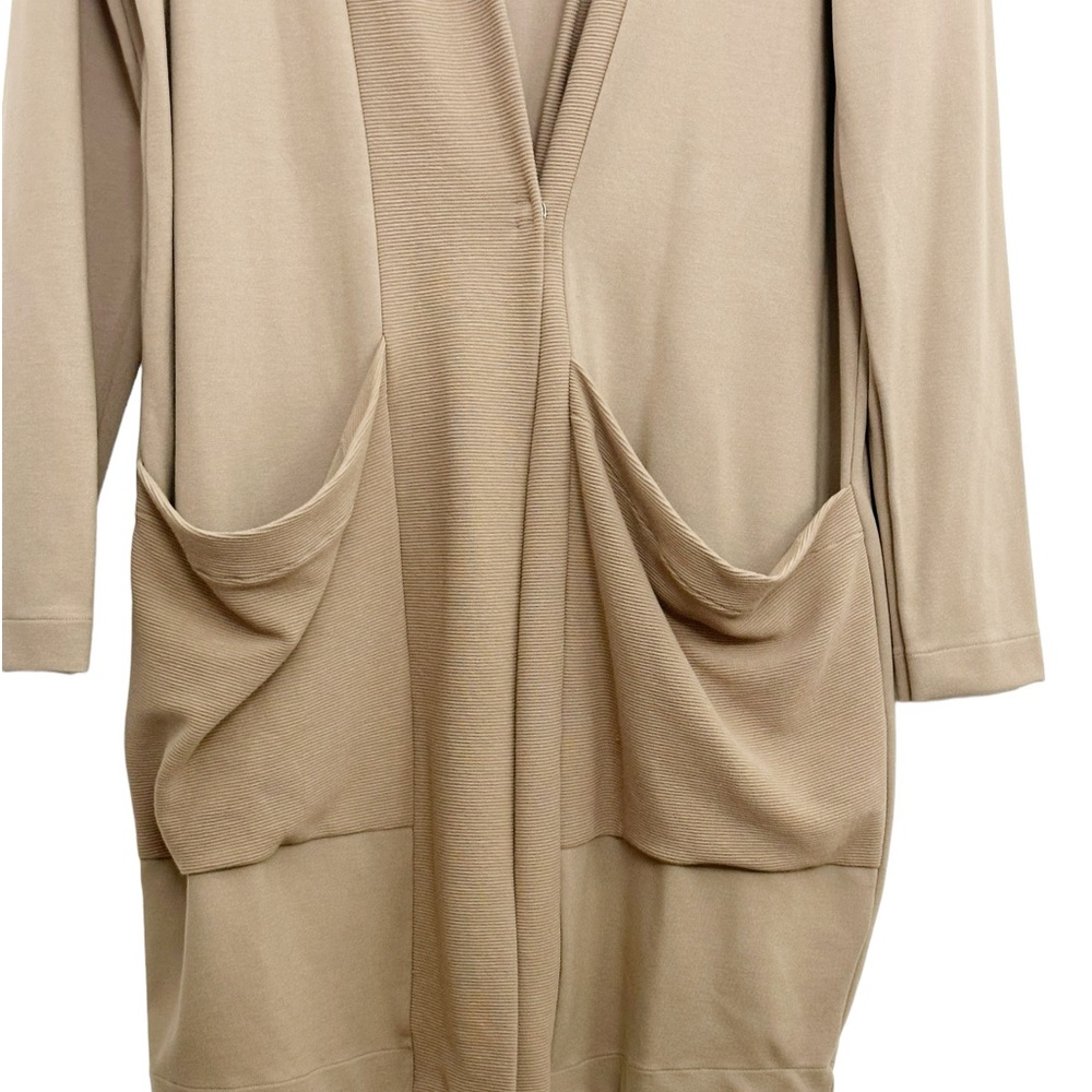 NWT Hanro Pure Comfort Long Cardigan in Tan  Size L - Picture 10 of 16